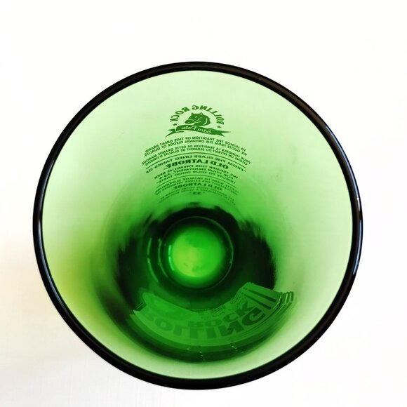 Rolling Rock Extra Pale Ale Pint Glass Green Glass TALL - Picture 7 of 7